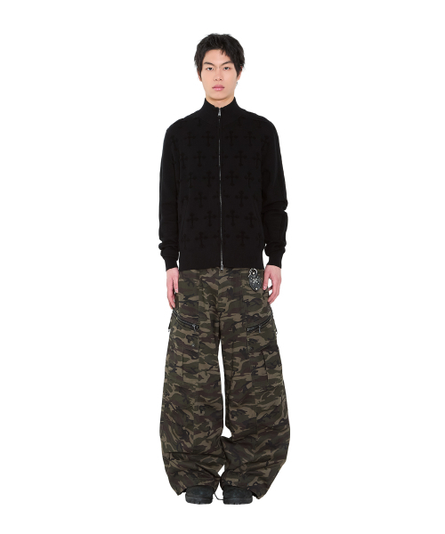 AAKAM(アーカム)の「Knee Pin-Tuck Camo Zippered Cargo Pants (Khaki)(その他パンツ・レディース・その他・1/2)」の9枚目の写真