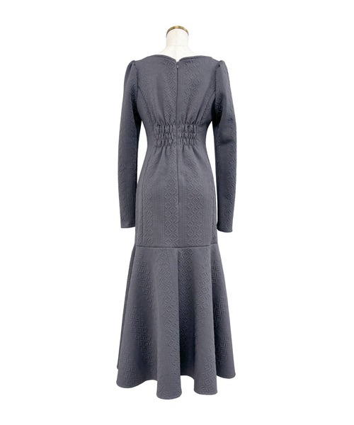 Lace ribbon knit sew one piece（ワンピース）｜Rose Muse（ロゼ