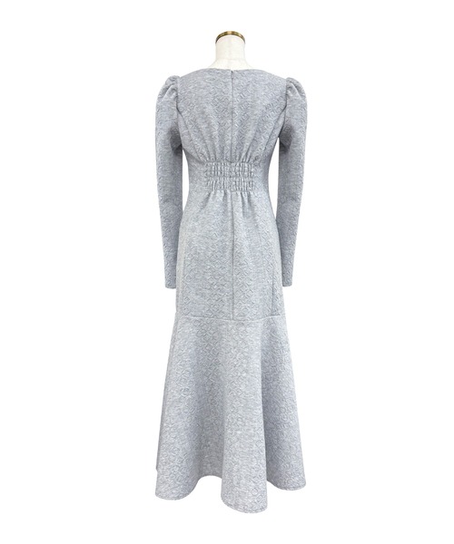 Lace ribbon knit sew one piece（ワンピース）｜Rose Muse（ロゼ