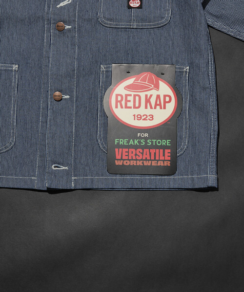RED KAP(レッドキャップ)の「RED KAP/レッドキャップ 別注 ENGINEER JKT/エンジニアジャケット デニム ヒッコリー(ブルゾン・メンズ・その他7/その他13/その他9・LARGE/MEDIUM)」の11枚目の写真