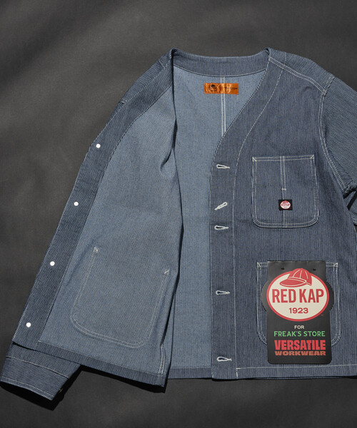 RED KAP(レッドキャップ)の「RED KAP/レッドキャップ 別注 ENGINEER JKT/エンジニアジャケット デニム ヒッコリー(ブルゾン・メンズ・その他7/その他13/その他9・LARGE/MEDIUM)」の13枚目の写真