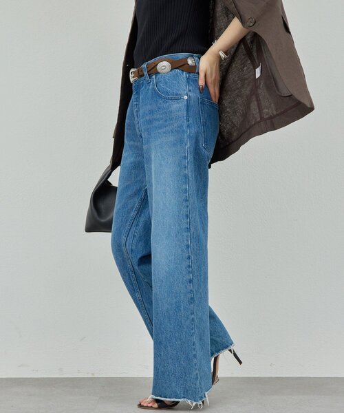 GALLARDAGALANTE(ガリャルダガランテ)の「【リバイバル】インパッチデニム(デニムパンツ・レディース・ブルー・0/1/2)」の11枚目の写真