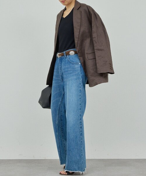 GALLARDAGALANTE(ガリャルダガランテ)の「【リバイバル】インパッチデニム(デニムパンツ・レディース・ブルー・0/1/2)」の14枚目の写真