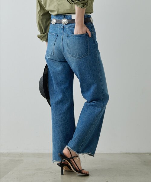 GALLARDAGALANTE(ガリャルダガランテ)の「【リバイバル】インパッチデニム(デニムパンツ・レディース・ブルー・0/1/2)」の19枚目の写真