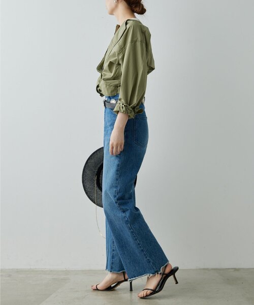 GALLARDAGALANTE(ガリャルダガランテ)の「【リバイバル】インパッチデニム(デニムパンツ・レディース・ブルー・0/1/2)」の8枚目の写真