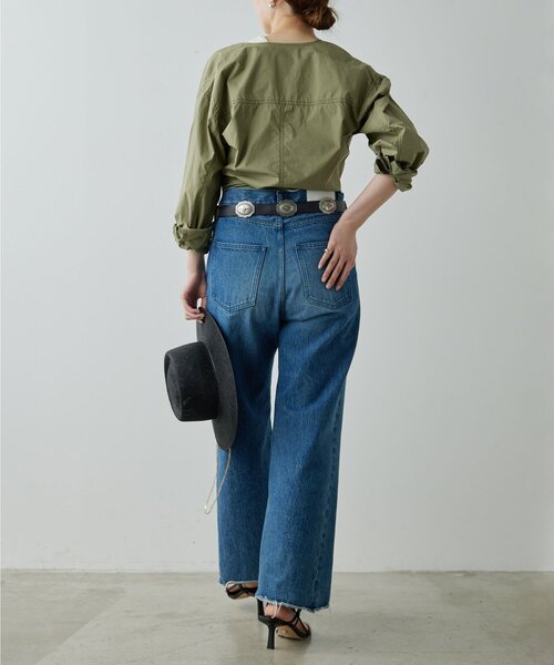 GALLARDAGALANTE(ガリャルダガランテ)の「【リバイバル】インパッチデニム(デニムパンツ・レディース・ブルー・0/1/2)」の7枚目の写真