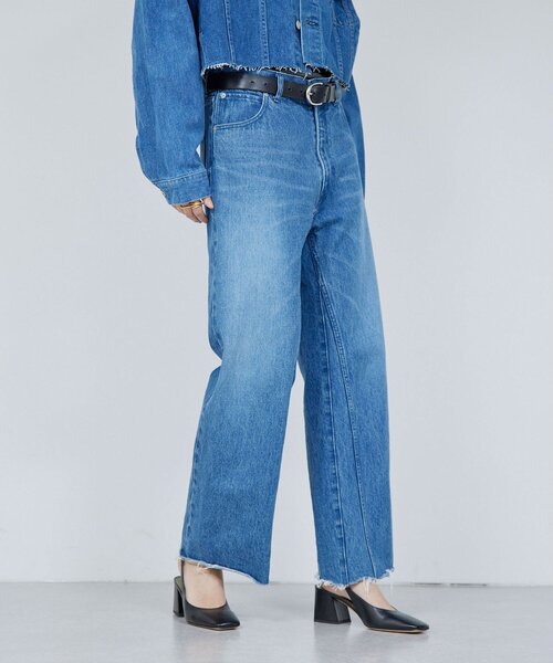 GALLARDAGALANTE(ガリャルダガランテ)の「【リバイバル】インパッチデニム(デニムパンツ・レディース・ブルー・0/1/2)」の5枚目の写真