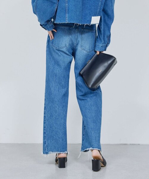 GALLARDAGALANTE(ガリャルダガランテ)の「【リバイバル】インパッチデニム(デニムパンツ・レディース・ブルー・0/1/2)」の4枚目の写真