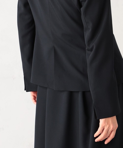 GALLORIA(ギャローリア)の「【セットアップで着られる】キレメクノーカラージャケット(ノーカラージャケット・レディース・ネイビー/ブラック/ライトベージュ・L/LL/M/S)」の14枚目の写真