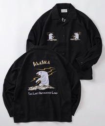 ヴィンテージ　スーベニアシャツ AVIREX（アヴィレックス） ダブルドラゴン スーベニア 半袖シャツ 刺繍