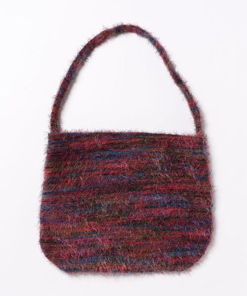 tone(トーン)の「【88eighty-eight】カラフルシャギーボーダーゆったりショルダーバッグ【import】(MA)(ショルダーバッグ・レディース・オレンジ/グリーン/レッド/グレー/ブルー・FREE)」の15枚目の写真