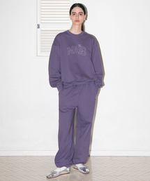 MAIS（マイス）の「APPLIQUE LOGO SWEATSHIRT / PURPLE（スウェット）」