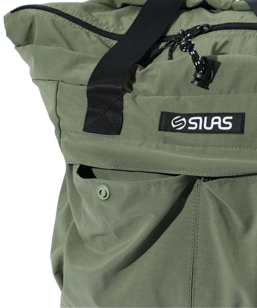 SILAS（サイラス）の「2WAY TOTE（トートバッグ・メンズ・ブラック/オリーブ・ONE SIZE）」の7枚目の写真