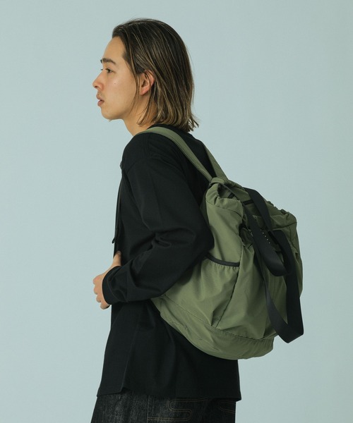SILAS（サイラス）の「2WAY TOTE（トートバッグ・メンズ・ブラック/オリーブ・ONE SIZE）」の14枚目の写真
