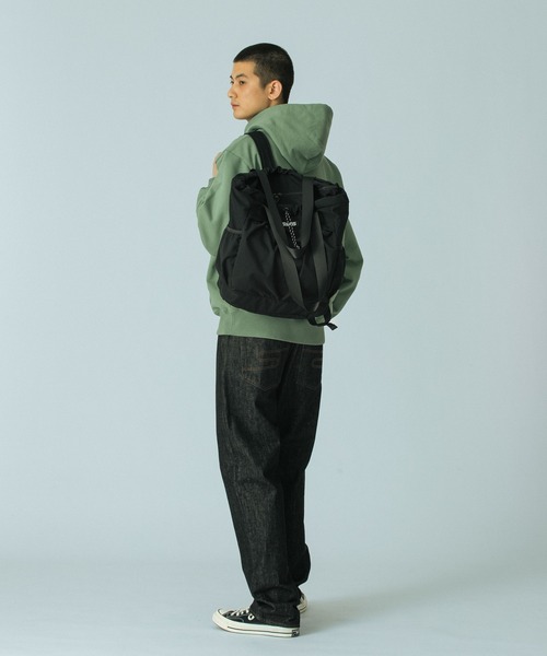 SILAS（サイラス）の「2WAY TOTE（トートバッグ・メンズ・ブラック/オリーブ・ONE SIZE）」の19枚目の写真