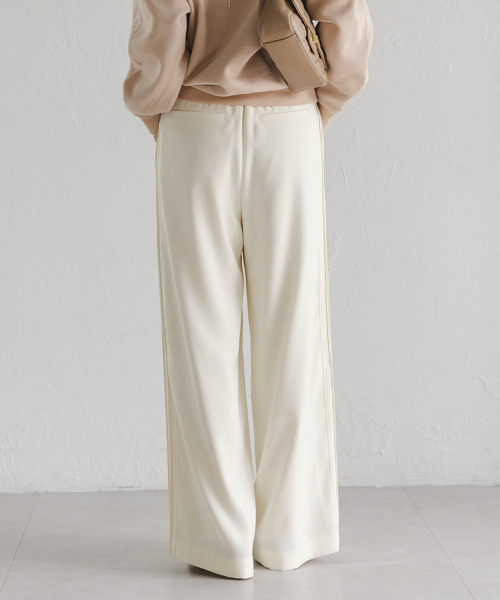 Noble（ノーブル）の「サイドラインピンタックパンツ（スラックス・レディース・ホワイト系その他/ブルー系その他/グレー・36/38/40）」の22枚目の写真