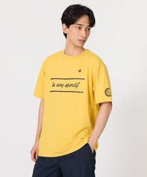 【le coq sportif/ルコック】　吸水速乾半袖TフロントデザインTシャツ