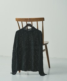 PUAL CE CIN（ピュアルセシン）の「ダブルストレッチレースカットソー（Tシャツ/カットソー）」