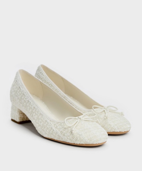 CHARLES & KEITH(チャールズ & キース)の「ボウバレエパンプス(パンプス・レディース・ブラック/マルチ・25cm/24.5cm/23.5cm/23cm/22.5cm/25.5cm)」の8枚目の写真