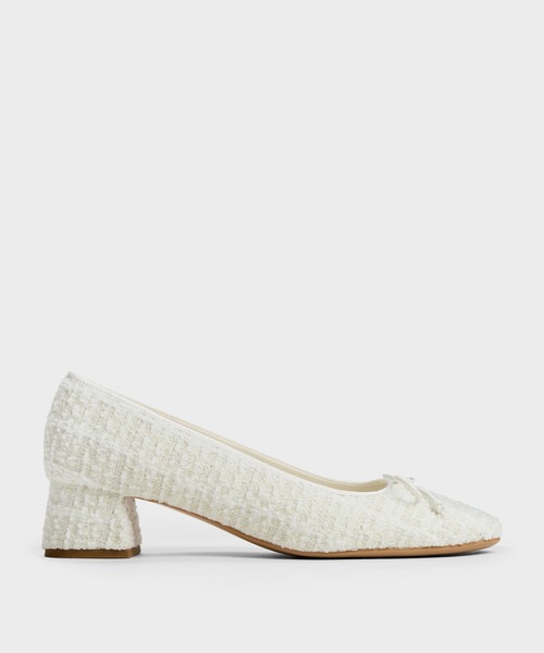 CHARLES & KEITH(チャールズ & キース)の「ボウバレエパンプス(パンプス・レディース・ブラック/マルチ・25cm/24.5cm/23.5cm/23cm/22.5cm/25.5cm)」の12枚目の写真