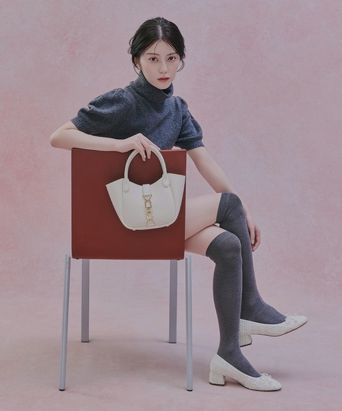 CHARLES & KEITH(チャールズ & キース)の「ボウバレエパンプス(パンプス・レディース・ブラック/マルチ・25cm/24.5cm/23.5cm/23cm/22.5cm/25.5cm)」の14枚目の写真
