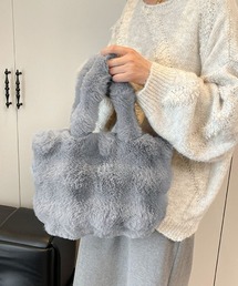 ファーバッグ ふわふわ ミニトートバッグ もこもこ
