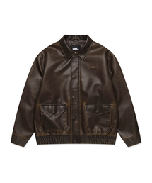LMC（ ）の「G-1 FAUX LEATHER JACKET brown（ライダースジャケット）」