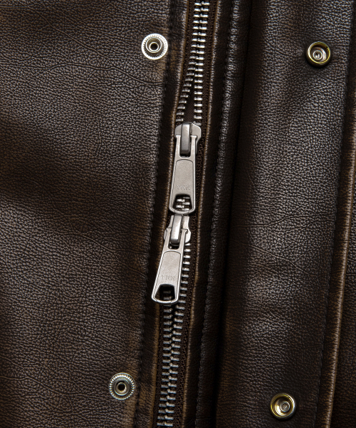 LMCの「G-1 FAUX LEATHER JACKET brown(ライダースジャケット・レディース・その他・S/M/L)」の9枚目の写真
