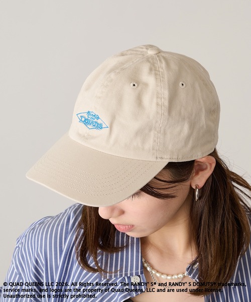 GOOD ROCK SPEED（グッドロックスピード）の「【GOOD ROCK SPEED】Randy’s Donuts ロゴキャップ（キャップ・レディース・ピンク/オフホワイト/ブルー・FREE）」の2枚目の写真