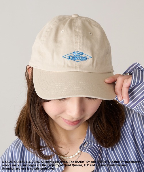 GOOD ROCK SPEED（グッドロックスピード）の「【GOOD ROCK SPEED】Randy’s Donuts ロゴキャップ（キャップ・レディース・ピンク/オフホワイト/ブルー・FREE）」の10枚目の写真