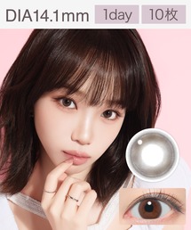 ReVIA（レヴィア）の「ReVIA 1day CIRCLE ヌイブラウン （10枚入り）（コンタクトレンズ・カラコン）」
