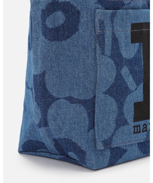 marimekko(マリメッコ)の「Unikko / Mono Mini Tote bag(トートバッグ・レディース・ネイビー・FREE)」の5枚目の写真