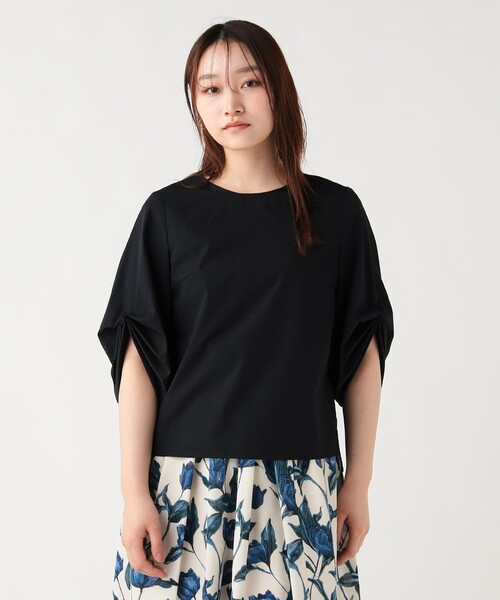 BEAMS HEART（ビームスハート）の「袖ボリューム　ブラウス（シャツ/ブラウス・レディース・その他/オフホワイト/ネイビー/その他1・FREE）」の7枚目の写真