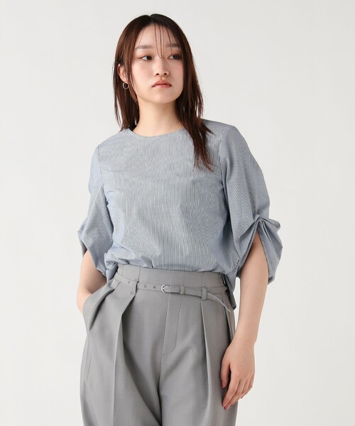 BEAMS HEART（ビームスハート）の「袖ボリューム　ブラウス（シャツ/ブラウス・レディース・その他/オフホワイト/ネイビー/その他1・FREE）」の10枚目の写真