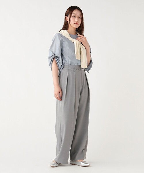 BEAMS HEART（ビームスハート）の「袖ボリューム　ブラウス（シャツ/ブラウス・レディース・その他/オフホワイト/ネイビー/その他1・FREE）」の11枚目の写真