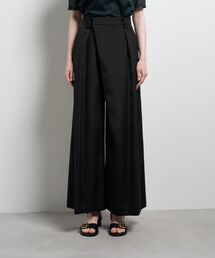 フロントタックツイルワイドパンツ