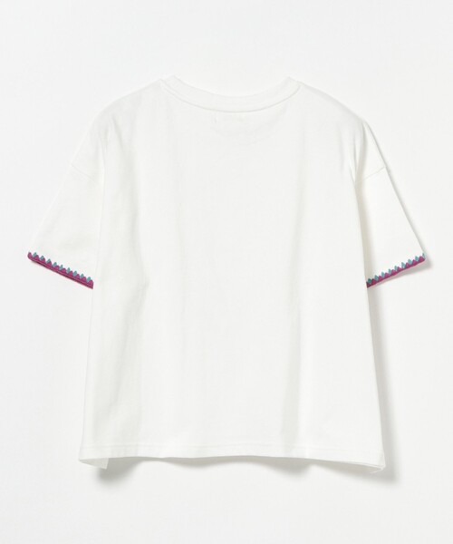 BEAMS HEART(ビームスハート)の「ブランケット 刺繍 プルオーバー(Tシャツ/カットソー・レディース・オフホワイト/グレー/ネイビー・FREE)」の13枚目の写真