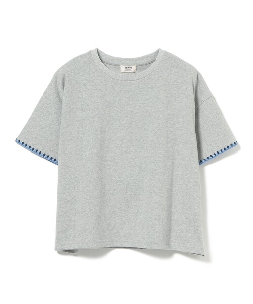 BEAMS HEART(ビームスハート)の「ブランケット 刺繍 プルオーバー(Tシャツ/カットソー・レディース・オフホワイト/グレー/ネイビー・FREE)」の15枚目の写真