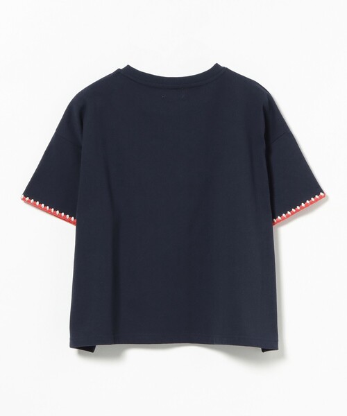 BEAMS HEART(ビームスハート)の「ブランケット 刺繍 プルオーバー(Tシャツ/カットソー・レディース・オフホワイト/グレー/ネイビー・FREE)」の22枚目の写真