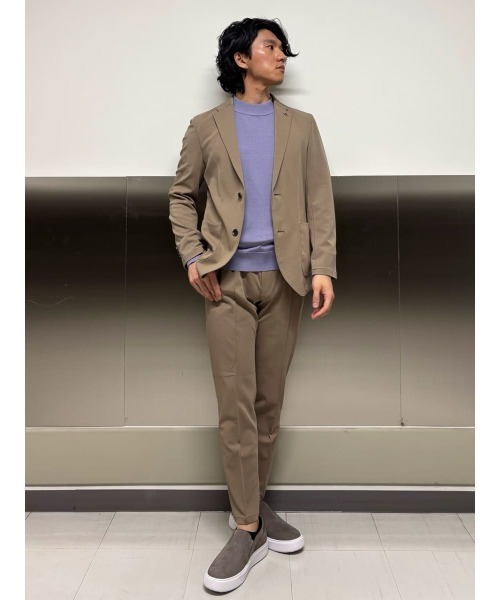 AOURE（アウール）の「MALPENSA SETUP JCKET（テーラードジャケット・メンズ・ブラック/ベージュ・LARGE/MEDIUM/X-LARGE）」の9枚目の写真