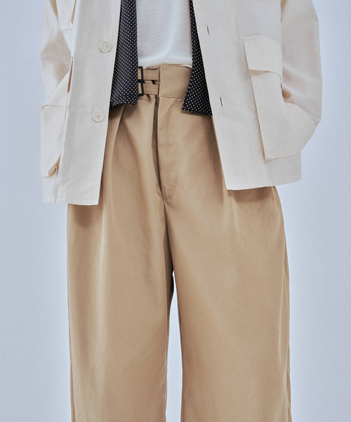 EDIFICE（エディフィス）の「MORE THAN コットン グルカパンツ（その他パンツ・メンズ・ベージュ/ブラック・MEDIUM/LARGE）」の8枚目の写真