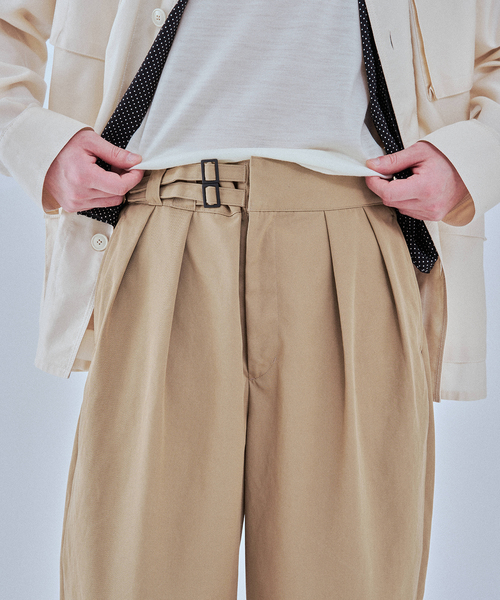 EDIFICE（エディフィス）の「MORE THAN コットン グルカパンツ（その他パンツ・メンズ・ベージュ/ブラック・MEDIUM/LARGE）」の9枚目の写真