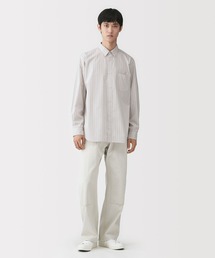 〔MUJI Labo〕紳士　ポプリンレギュラーカラーシャツ