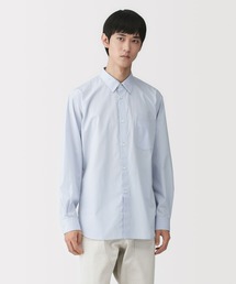 〔MUJI Labo〕紳士 ポプリンレギュラーカラーシャツ