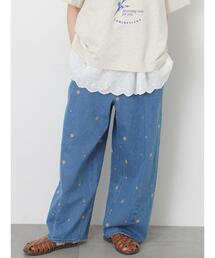 Samansa Mos2 | 《新色追加》【オーガニックコットン】デニムバレルパンツ(その他パンツ)