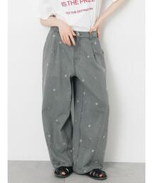 Samansa Mos2（サマンサ モスモス）の「《新色追加》【オーガニックコットン】デニムバレルパンツ（その他パンツ）」