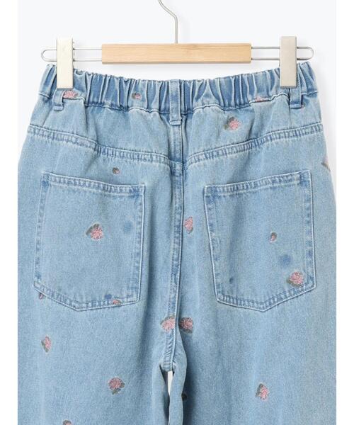 Samansa Mos2（サマンサ モスモス）の「【オーガニックコットン】デニムバレルパンツ（その他パンツ・レディース・キナリ/ブルー/サックスブルー・S/XL/L/M）」の11枚目の写真