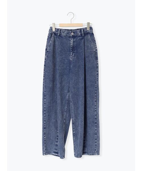 Samansa Mos2（サマンサ モスモス）の「【オーガニックコットン】デニムバレルパンツ（その他パンツ・レディース・キナリ/ブルー/サックスブルー・S/XL/M/L）」の20枚目の写真