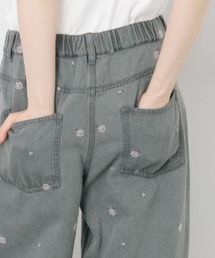 セール】【CLANE/クラネ】FLOWER EMBROIDERY PANTS/フラワーエンブロイ