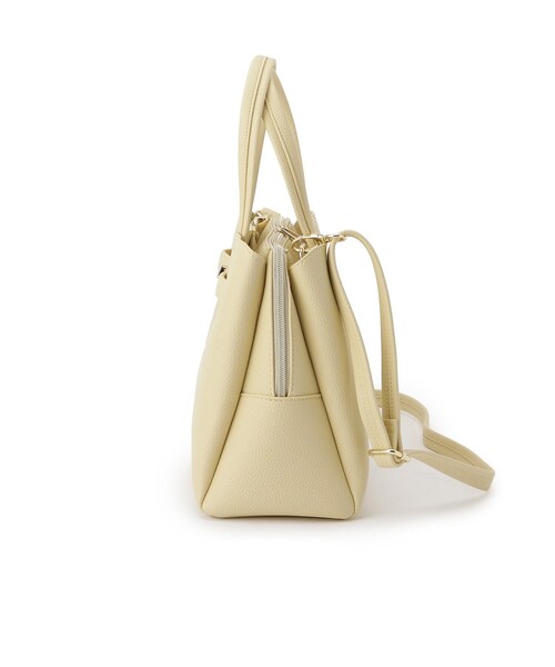 SHOO・LA・RUE(シューラルー)の「【2WAY】上品きれい 金具ベルトトートバッグ(トートバッグ・レディース・ナチュラル/イエロー/ブラック・00)」の19枚目の写真